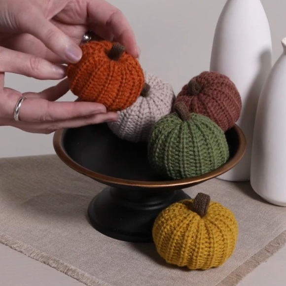 3/$45 Knit Pumpkin Set - Multicolor - Picture 2 of 2